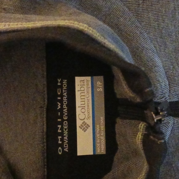 LIKE NEW COLUMBIA OMNI-WICK HALF ZIP ACTIVE DRESS W/POCKETS GREY SZ SMALL - Picture 5 of 9